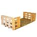 LOG CABINS: SINGLE GLAZED LOG CABINS and DOUBLE GLAZED LOG CABINS - Verandah