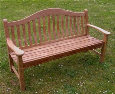 Hardwood garden bench 420