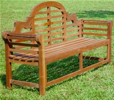 Hardwood garden bench 431