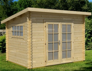 Pent 28mm Log Cabin 545