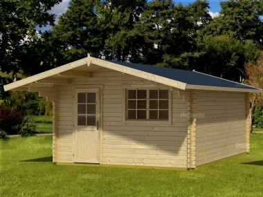 4.1m wide Apex 45mm Log Cabin 69