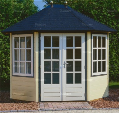 Octagonal Summerhouse Log Cabin 351
