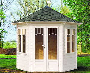 Hexagonal Log Cabin Summerhouse 591