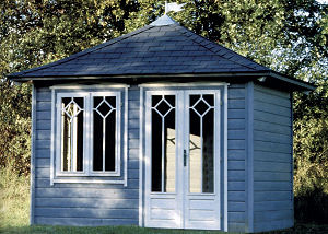 Hipped 28mm Log Cabin Summerhouse 597